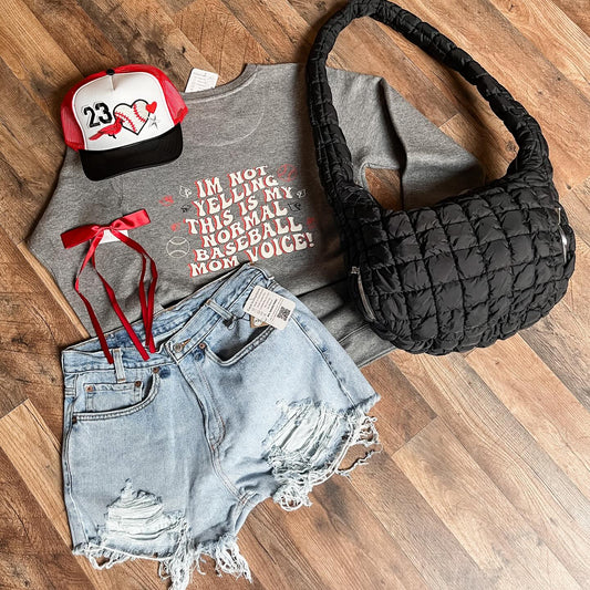 Pitch Please Cardinals Crewneck